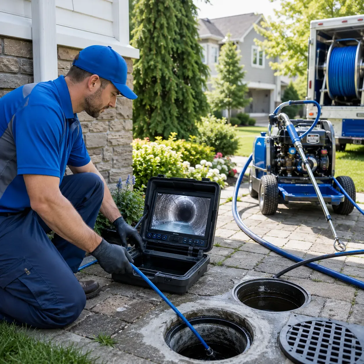 Outdoor drain cleaning professionals serving Chesterfield, NJ